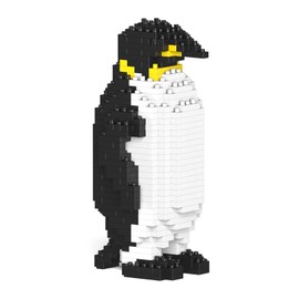 JEKCA Enver-Helk Blocks Toy for Making Realistic Animal Objects, Tuxedo Shaped Penguin, 3.7 x 3.2 x Height 6.9 inches (9.4 x 8.1 x 17.5 cm), Sturdy Blocks for Adults