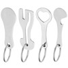 4 Pcs Stainless Steel Shopping Trolley Token Remover with Aluminium