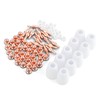 75Pcs Welding Nozzle Ceramic Contact Tip for LG‑40/PT‑31/CUT40/CUT50 Plasma Cutting