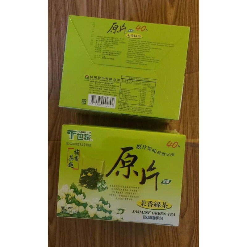TRADITION 2 PACK TRADITION JASMINE GREEN TEA, 40 TEA BAGS
