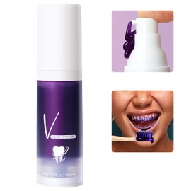 V-34plus Colour Corrector Serum, Purple Toothpaste White Teeth, Purple Toothpaste Teeth Whitening, Colour Correction Gum Removal, Glowing Teeth Whitening Toothpastes