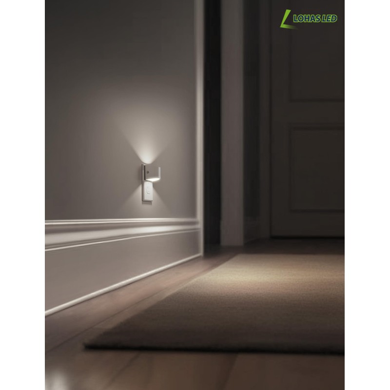 L LOHAS LED Night Lights Plug into Wall, Dimmable Night