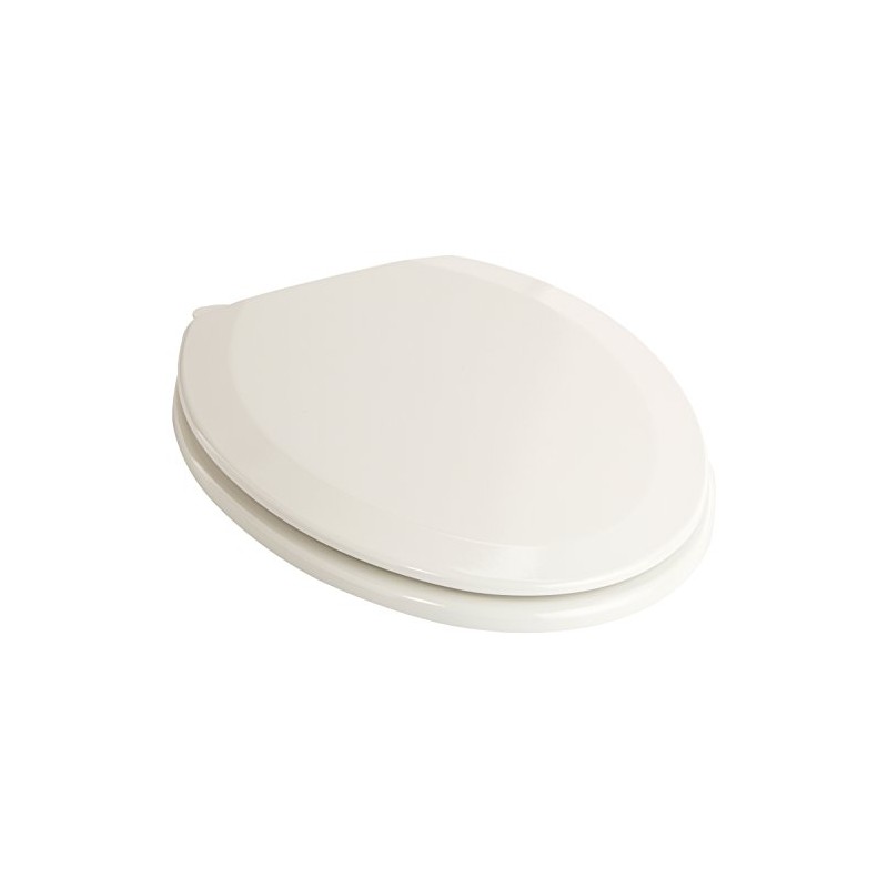 PlumbTech 114-00 Deluxe Molded Wood Elongated Toilet Seat with Adjustable