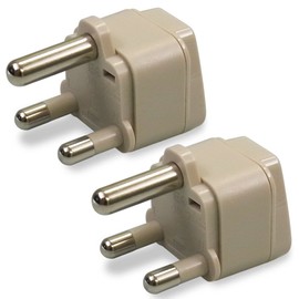WA-10L B3L Type + B3L Type (Part of South Africa, etc.) International Travel Conversion Adapter Plug Value Set of 2 10A 250V Exception Application Approved Product Road Warrior