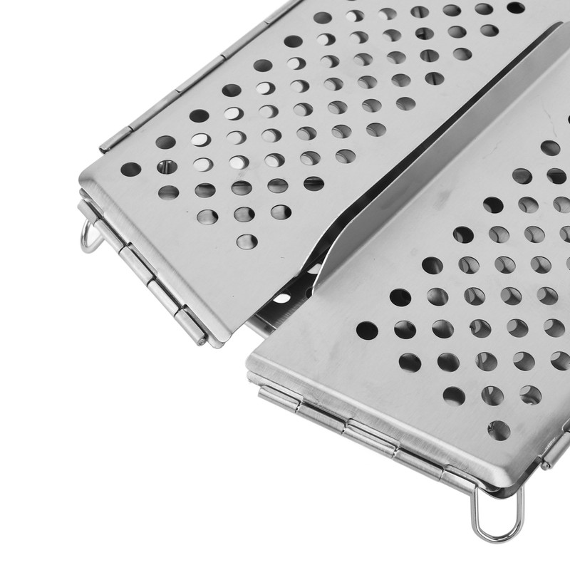 Foldable Portable Charcoal BBQ Grill Stainless Steel Folding Barbecue Grill