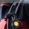 COB Mini Flashlight Bright Portable Rechargeable Keychain Flashlight with Bracket