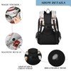 Glaphy Ambulance Cars Pattern Backpack School Bag Lightweight Laptop Backpack