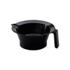 Comair 3011695 colouring bowl with rubber ring plus handle, black