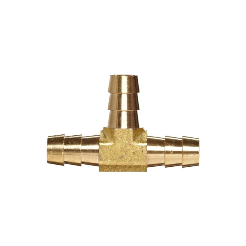 Anderson Metals 57024-06 Brass Hose Fitting, Tee, 3/8" x 3/8"