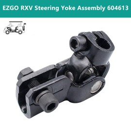 Drive-up Golf Cart Steering Yoke Assembly for EZGO RXV 2008-up Gas and Electric Models, Replaces OEM 604613
