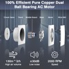 Bathroom Exhaust Fan,6 Inch Small Compact Window Exhaust Fan,Wall Mount