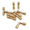 10 sets of brass bracket bolt fasteners tactical lock rivets,