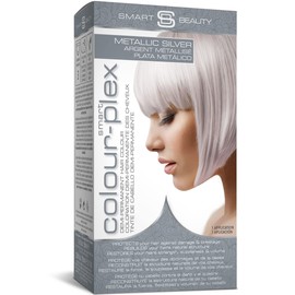 Smart Beauty | Metallic Silver Permanent Hair Dye |Professional Salon Quality Hair Colour | With Smart Plex Anti-breakage Technology which protects and strengthens hair during hair colouring