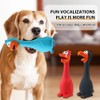 Hojalis Squeaky Dog Toys, 3 Pcs Rubber Chicken & Duck