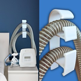 CPAP Hose Holder Hanger for Preventing Tube Leakage and Tangle Adjustable Removable and Sturdy Support Bed Organizer Mask Holder Anti-Skid CPAP