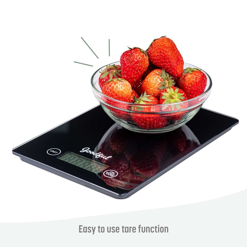 Goodful Digital Scale, One Size, Black