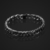Oidea Men’s, Stainless Steel, Bicycle Chain Bracelet, 13 mm Wide,