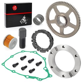 Starter Clutch One Way Bearing Gear Idler & Gasket For Honda TRX400EX TRX 400EX 400X 1999-2014 & Flywheel Puller Remover Tool 20mm