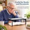 3X Full-Page Magnifier for Reading – Foldable Desktop Design with