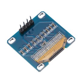 sourcing map 0.96inch OLED LCD Screen Module with 4 Pins 128x64 Resolution Display I2C IIC Communication Display,Blue Display Color