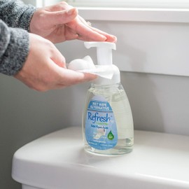 Refresh Liquid Wipe Free: Toilet Paper Foam. Eco-Friendly Wet Wipe Alternative For Sensitive Skin. Cleanses and Soothes with Witch Hazel and Aloe. Plumbing and Septic Safe. 250ml (8.45 Fl Oz)…