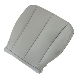 FZJDSD Light Gray Driver Side Bottom Microfiber Leather Replacement Seat Cover Compatible with Toyota Sienna 2011 2012 2013 2014