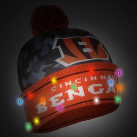 FOCO Atlanta Falcons Camouflage Light Up Printed Beanie