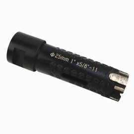 MOSTARTOOLS 1 Inch Dry Wet Hole Saw Bit Diamond Core Bit for Granite, Quartz, and Concrete Countertop with 5/8 in. -11 Arbor