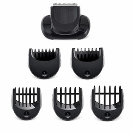 Replacement Razor Head with 5 Guide Combs (1/2/3/5/7mm) Compatible with Braun Series 5/6/7, Models 5018s, 6075cc, 7071cc, 7020s, 7085cc