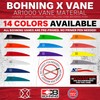 Bohning X Vane, 2.25" Hunting, 3D, Target Vane, White, 100pk
