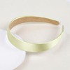 Lemon Yellow Headbands for Women Girls Satin Headband