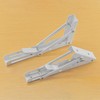 2 Pieces Heavy Duty Metal Folding Shelf Brackets – Triangular