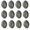 HOMOTEK 12 Pack Closet Door Finger Pull 2-1/8”, Easy Snap