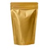 RIGHTPAK Stand Up Pouch Gold Matt 100 Pieces 11cm x