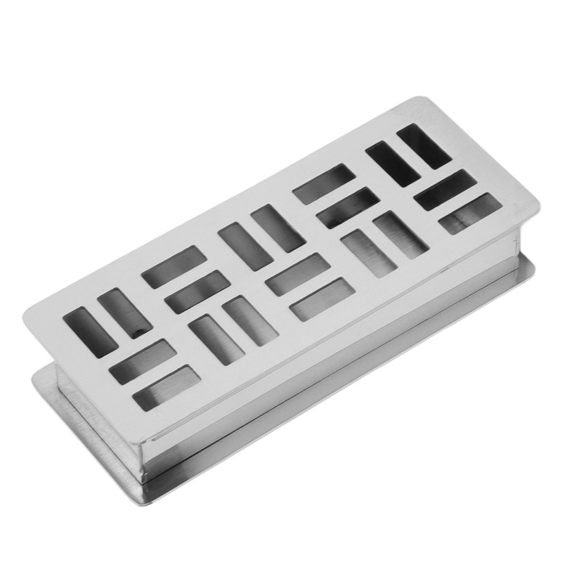 Stainless Steel Toothpick Holder Hollowed Out Rust Prevention Rectangle Toothpick