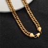 kelistom Gold Cuban Link Anklet Bracelet for Women Men, 7mm