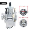 PE Carburetor 19mm Flange Carb with Air Claen Velocity Stack