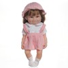 Oricageiry 12 Inch Baby Doll with Purple Plaid Outfit and