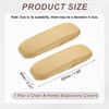 sourcing map Chair Armrest Slipcovers Covers, 32 x 8mm Polyester