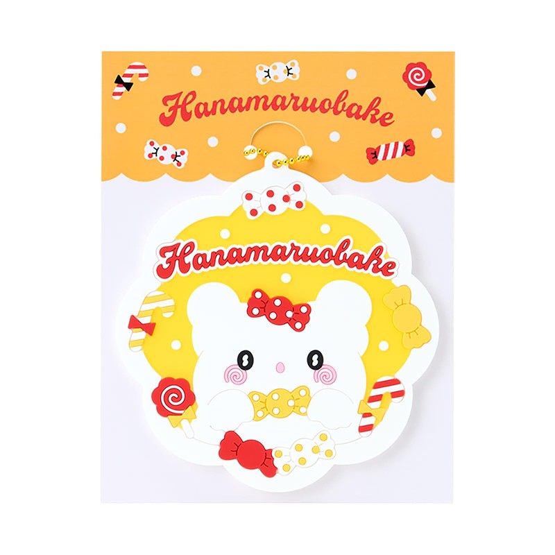 Sanrio 485501 Rubber Coaster Hanamaru Ghost PVC Steel