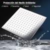 Regadera para Baño de 8 Pulgadas con 27cm Brazo de
