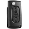 AUTOZOCO 3 Button Car Key Shell Case Compatible with Citroen