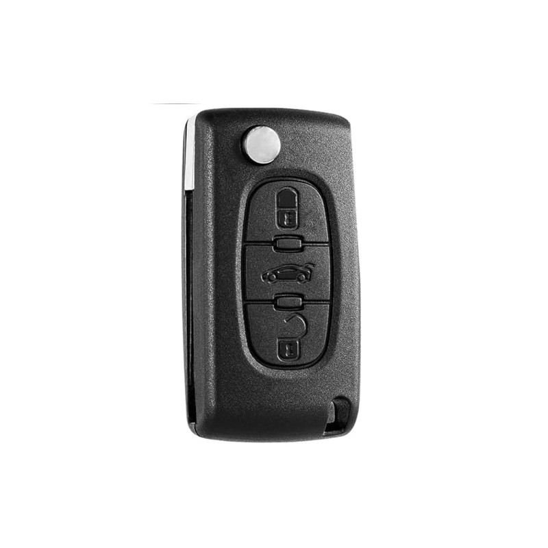 AUTOZOCO 3 Button Car Key Shell Case Compatible with Citroen