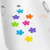 Sanixa Anti-Slip Flower Shaped Stickers, Multicoloured, Set of 6 -