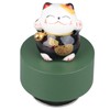 Music Box Round Shape Fortune Cat Style Pleasing Melody Exquisite