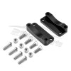 21ST Black Front 21" Tire Fender Relocator Riser Kit For