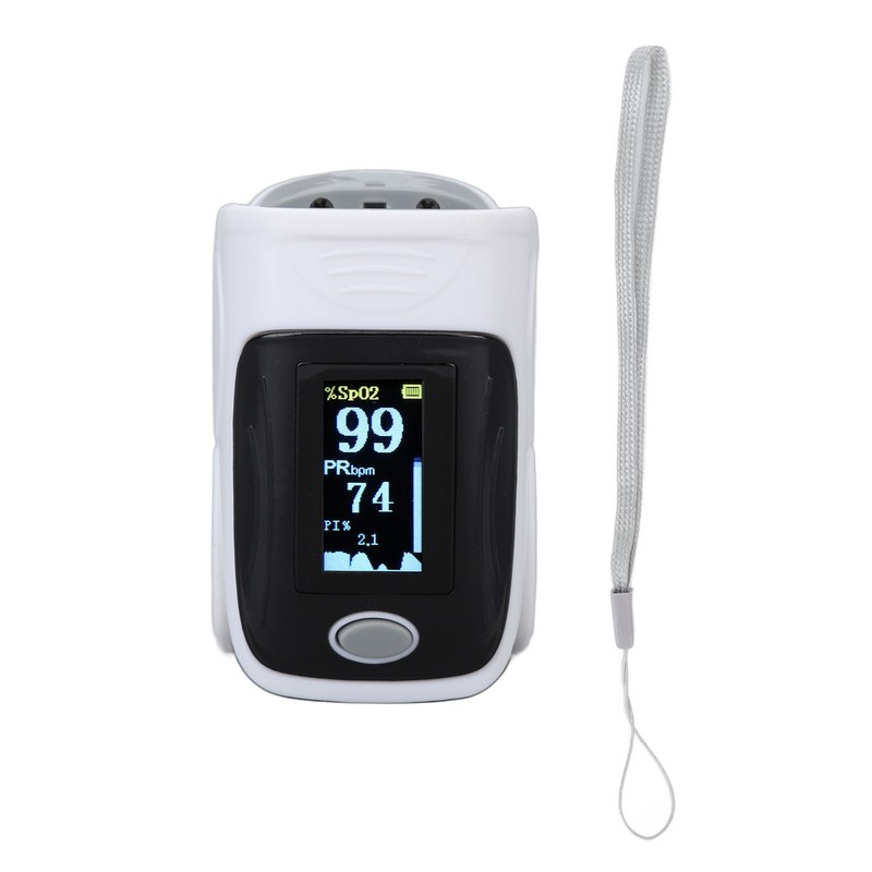 Fingertip Pulse Oximeter Clear Display Small Portable Blood Oxygen Saturation