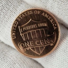 2024 Lincoln Penny Pig Farm Animal Pork Hog Boar Counterstamp Good Luck Coin!