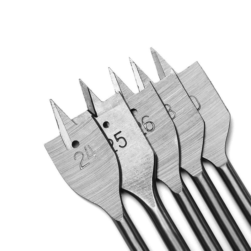 Flat Drill High-Carbon Steel Wood Flat Drill Set Woodworking Spade