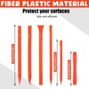 Tallew 9 Pcs Plastic Scraper Tool Sticker Scraper Tool Plastic